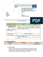 Actividad de Aprendizaje N. 19 de Ciencia y Ambiente