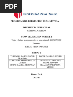 Guion para El Examen Parcial de Cátedra Vallejo - Sesión 4