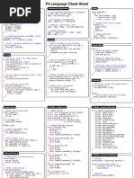 p4 Cheat Sheet