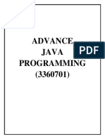 PRACTICAL-LIST Advance Java