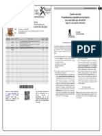 Cuarta Sección: FOLIO: 400104745 CURP: ROGA070630MMCJNNA0 Ana Paulina Rojas Gonzalez Puntaje Obtenido en El Examen: 83