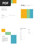 Design Proposal Template by Me