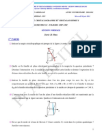 SOLUTION DE L'EXAMEN DE CRISTALLOGRAPHIE ET CRISTALLOCHIMIE DE LA SESSION NORMALE DE 2020-2021-SMC-SMP-S4 - PR A. BRITEL