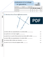 Ge1 Le Vocabulaire de Geometrie