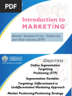 Lesson 6 Notes - Marketing Strategy (STP)