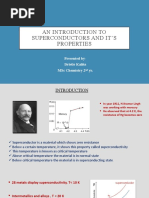 An Introduction To Superconductors and It's Properties