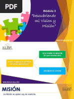 Modulo 3. Descubriendo Mi Visión y Misión 1