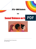 LGBTQ Unm Students and Sexual Violence On Campus