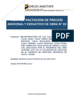 Acta de Pactacion de Precios