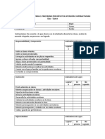 Pauta para Evaluar Tda