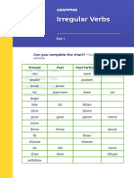 Irregular Verbs Day1