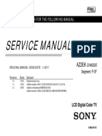 Sony klv-22bx320 22cx320 26bx320 26cx320 32bx320 32bx320 40cx420 Chassis Az2ek