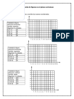 Traslación de Figuras en El Plano Cartesiano