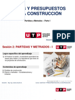 S02.s1-Partidas de Construcción. Planos y Metrados. Consideraciones y Criterios