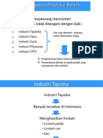 Produksi Bersih Industri Tapioka