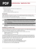 Isolation Fault Troubleshooting