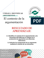 Unidad 1: Identificar Argumentos.: El Contexto de La Argumentación