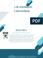 Inventarios de Orientación Vocacional Universitaria