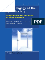 The Pedagogy of The Open Society - Knowledge and The Governance of Higher Education