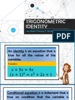 Lesson 13-Trigonometric Identities