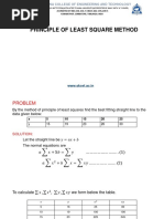 Method of Least Squares Notes