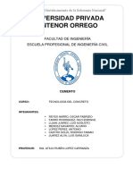 Informe - Cemento