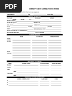 Employment Application Form 22