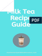 Milk Tea Recipe Guide