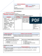 SESIÓN DE APRENDIZAJE Matematica 19 Desetiembre