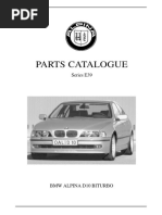 Parts Catalogue: Series E39