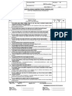 Scaffolding Inspection Checklist