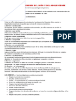 Derechos y Deberes Del Niño y Del Adolescente