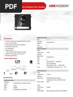 DS-KD8003-IME2 Module-Door-Station Datasheet V1.0 2020827