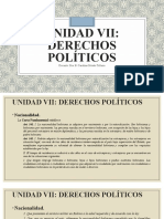 Unidad Vii Derechos Políticos