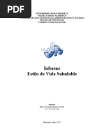 Informe de Estilos de Vidas Saludables