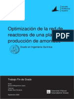 Optimizacion de La Red de Reactores de Una Planta D Mingorance Lopez Ignacio