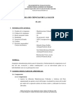 Silabo Manifestaciones Culturales, Arte y Deporte - Ciclo de Recuperación