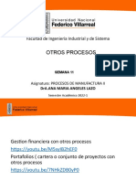 Semana 11 Otros Procesos Proceso de Manufactura II Fiis 2021 1