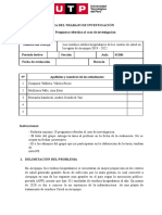 Semana 03 - Tema 02 Foro - Formulación de Preguntas Específicas de Tu Problema de Investigación