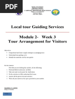 Week 3 - Local Tour Guiding