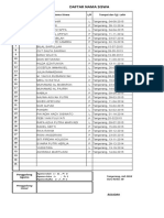 Format Absen Harian Siswa