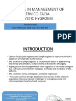 Dilemma in Management of Cervico-Facial Cystic Hygroma