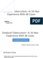 Orofacial Tuberculosis-A 16-Year Experience With 46 Cases