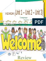 Review 1 Unit 1 Unit 2 Unit 3 Lesson 1 Language