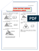 Relaciones de Áreas de Regiones Triangulares