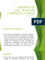 Contratos de Hospedaje, de Edición y Contratos Atipicos