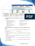 Ciencia-Ficha de Trabajo - El Agua