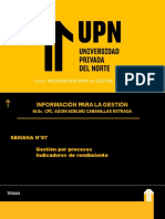 Semana 07 Gestión Por Procesos e Indicadores KPI