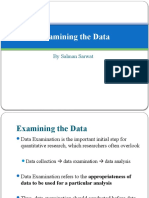 Examining The Data Quantitative