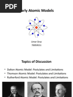 Early Atomic Models